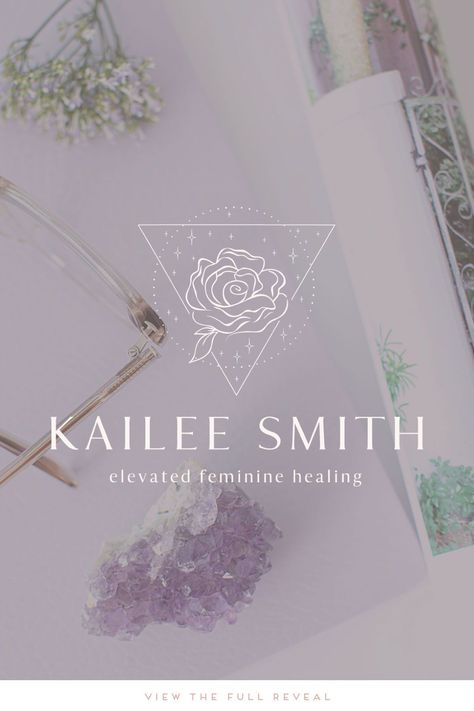 Spiritual Business Branding, Mood Pallete, Crystal Branding, Healing Branding, Spiritual Branding, Healing Logo, Holistic Business, Spiritual Logo, Bold Logo Design