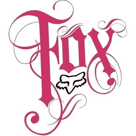 fox | Fox Logo by DVSFOX on deviantART Fox Racing Tattoos, Dirt Bike Tattoo, Fox Racing Logo, Fox Rider, Racing Tattoos, Fox Clothing, Racing Quotes, Bike Tattoos, Girly Wallpaper