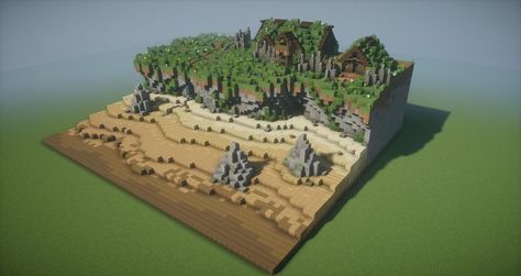 Minecraft Terraforming Tips, Minecraft Boulder Design, Minecraft Plains Base, Minecraft Hill Terraforming, Minecraft End Island Transformation, Minecraft Custom Cliff, Minecraft Cliffside Terraforming, Minecraft Beach Terraforming, Minecraft Cliff Design