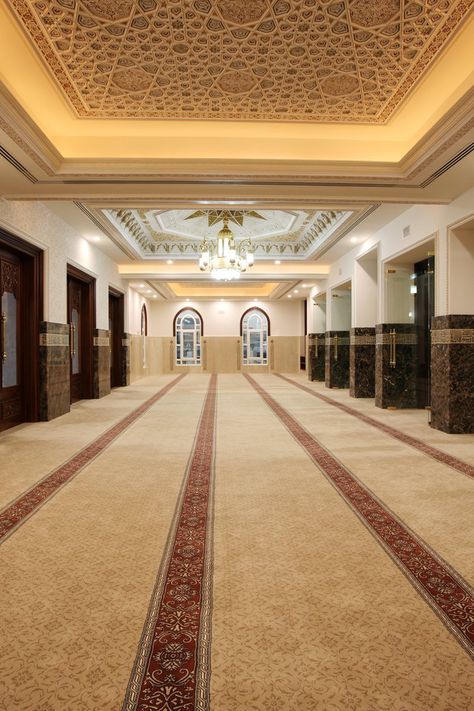 Mosque Interior Design, Masjid Interior, Modern Islamic Interior, Interior Masjid, Mosque Carpet, Modern Islamic Architecture, Masjid Design, Mosque Interior, Mosque Design Islamic Architecture