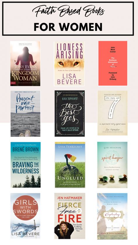 Godly Books For Women, Top Christian Books For Women, Christian Novels For Women, Best Christian Books For Women, Christian Books To Read In Your 20s, Christian Fiction Books For Women, Books For Christian Women, Christian Books For Women, Christian Books To Read