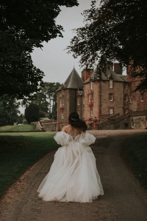 Thirlestane Castle Wedding - Kamilla & Iliya, Scotland Elopement Photographer / Scottish Castle Wedding Venue / Scotland Wedding Photographer / Castle wedding ideas / Castle wedding venue /Europe wedding in the castle ideas / best locations for weddings and elopements in Scotland / romantic wedding dress ideas / wedding dress with sleeves Castle Wedding Ideas, Castle Wedding Dress, German Wedding Traditions, Scottish Wedding Dresses, Castle Elopement, Scottish Castle Wedding, Dress Ideas Wedding, Wedding Venues Scotland, Scotland Elopement