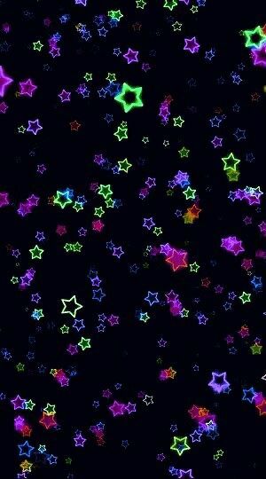 Neon star wallpaper black with colourful stars Scenemo Wallpaper, Rainbow Star Wallpaper, Rainbow Star, Star Wallpaper, Ios, Neon, Rainbow, Energy, Stars