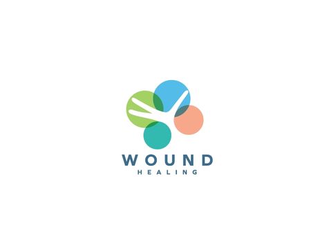 Healing Logo, Wellness Community, Human Logo, Community Logo, Care Logo, Cover Art Design, Wound Care, Wound Healing, Beauty Spa