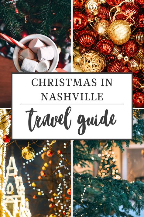 Are you planning a Christmas vacation and looking for the best Nashville things to do in the winter season? Discover the ultimate travel guide providing you family friendly Nashville Christmas activities for the entire family to enjoy! If you're experiencing Christmas in Nashville with kids, a significant other, or a girls trip - this Nashville Christmas vacation ideas list will help you plan all the must-do attractions! Click the pin to unleash the ultimate Christmas in Nashville, Tennessee! Nashville During Christmas, Nashville Tennessee Christmas, Nashville Winter Activities, Nashville At Christmas Time, Nashville Christmas Things To Do In, Christmas In Nashville Tn, Nashville Tennessee Winter, Things To Do In Nashville Tennessee, Nashville In December