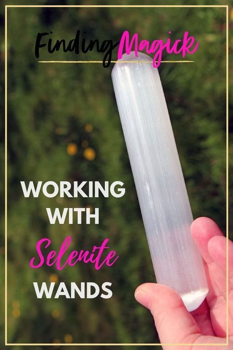 Do you have a selenite wand? Learn about the healing properties of selenite crystal wands and how to use them. These are my 5 easy ways to use them and their magick! #FindingMagick #selenite #selenitewand #crystals #crystalhealing #healing #stones #wand #witch #witchcraft #witchy #tutorial #meditation #crystalgrid #homedecor Selenite Wand Uses, Selenite Crystal How To Use, Selenite Crystal Wands, Selenite Crystals, Crystal Wands, Selenite Wand, Types Of Magic, Selenite Wands, Healing Wands