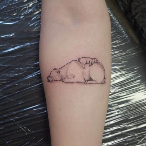 Polar Bear Tattoo, Bear Tattoo Designs, Bear Tattoos, Bear Tattoo, Body Art Tattoos, Comfortable Fashion, Polar Bear, Tatting, Body Art