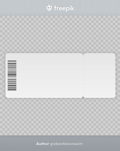 Kpop Ticket Design Template, Template Ticket Png, Template Tiket, Ticket Png, Blank Ticket Template, 18th Debut Ideas, Flower Vase Drawing, Ticket Drawing, Ticket Design Template