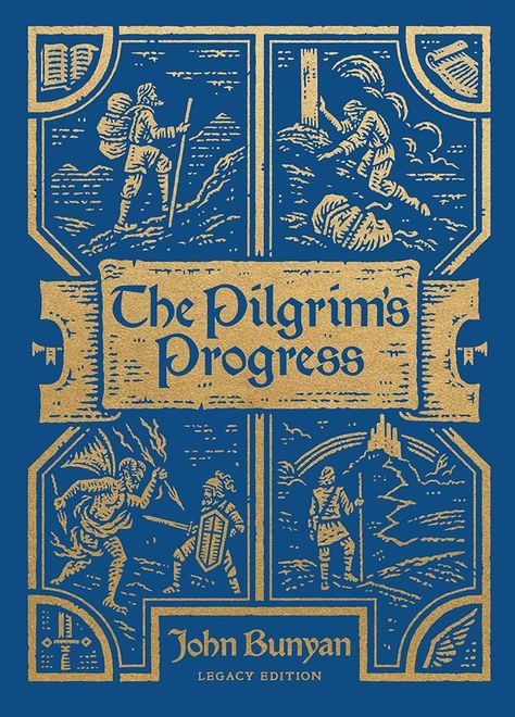 The Pilgrim's Progress: Legacy Edition (Clothbound Hardcover) Unabridged and Easy to Read with Classic Illustrations: John Bunyan, Tyler Van Halteren, Lauren Ducommun, Legacy Edition: 9781989975237: Books - Amazon.ca Pilgrims Progress, John Bunyan, Esv Bible, The Pilgrim's Progress, Literature Teacher, Bible Illustrations, Name Patches, Wood Cut, Page Marker