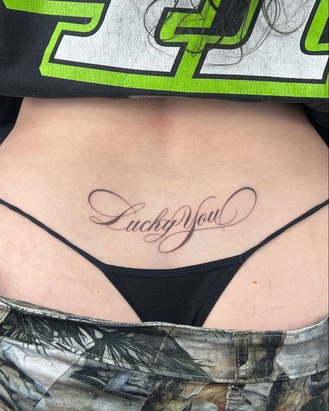 Luck You Tattoo, Lucky You Tattoo, Lucky You, Tattoo Inspo, Tattoos And Piercings, I Tattoo, Tatting, Tattoo Ideas, Piercings