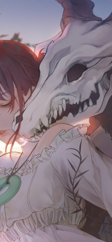 Chise X Elias, Chise Hatori, Elias Ainsworth, Magus Bride, Ancient Magus Bride, The Ancient Magus Bride, Eyes Open, Cool Wallpapers Cartoon, Arte Fantasy