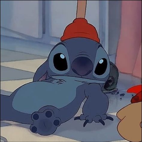 Stitch with plunger on his head cartoon pfp Stitch Pfp, Drawing Stitch, Stitch Drawings, Head Cartoon, Cartoon Pfp, Lilo And Stitch Drawings, Stitch Drawing, Stitch Cartoon, Stitch Disney