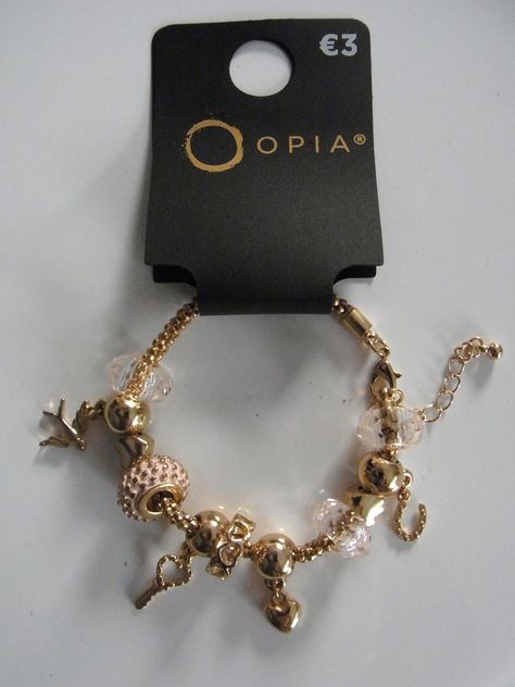 Opia Primark Enamel Mix Bangl 3€ Cute Jewelry, Charm Bracelet, 10 Things, Gold