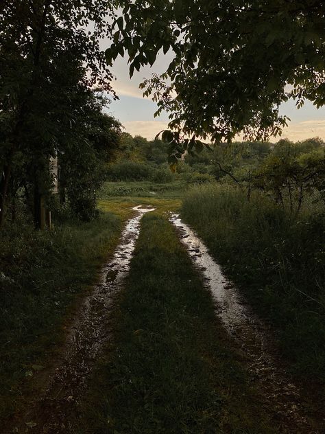 Countryside village aesthetic path after rain Countryside Village Aesthetic, Poor Village Aesthetic, Scrapyard Aesthetic, Dark Village Aesthetic, English Village Aesthetic, Small Village Aesthetic, Village Life Aesthetic, After Rain Aesthetic, Rain Village