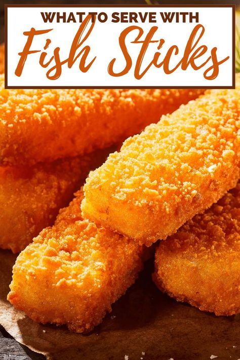 Fish Sticks Dinner Sides, What To Serve With Fish, Fish Sides, Side Dishes For Fish, Deep Fried Fish, Fried Okra, Fish Finger, Creamy Coleslaw, Fish Sticks