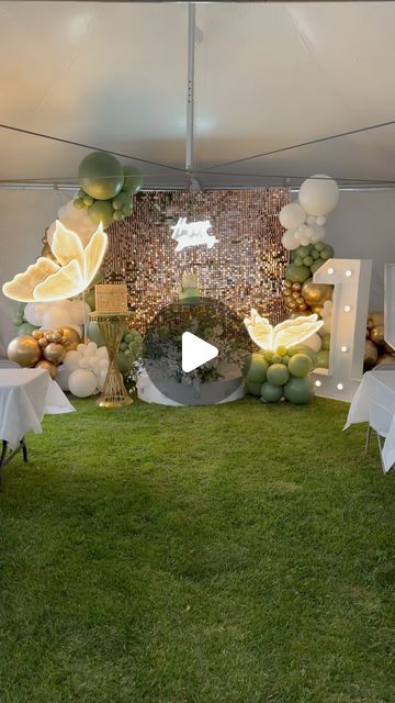 Quinceanera Stage Ideas, Enchanted Forest Backdrop Ideas, Green Quince Theme, Quince Theme Ideas Enchanted Forest, Sage Green Sweet 16 Theme, Enchanted Sweet 16 Theme, Sage Quinceanera Theme, Enchanted Quinceanera Theme, Sage Green Birthday Decor