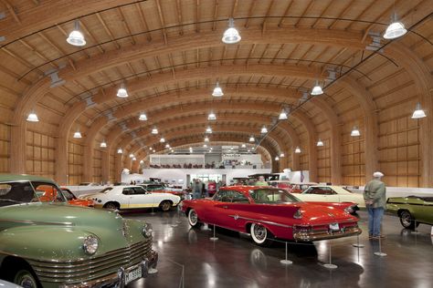 Gallery of LeMay Museum / LARGE Architecture - 12 Antique Cars For Sale, Garage House Plans, Timber Structure, Car Museum, Museum Architecture, Classy Cars, Garage House, Classic Cars Vintage, Unique Cars