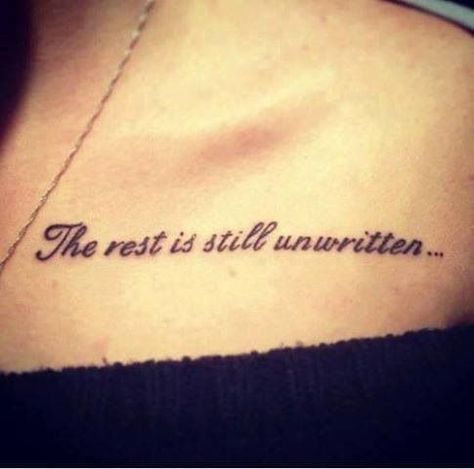 Literary Tattoos Quotes, Henne Tattoo, Collarbone Tattoo, Women Tattoos, Bone Tattoos, 4 Tattoo, Tattoos Women, Bone Necklace, Collar Bone Tattoo