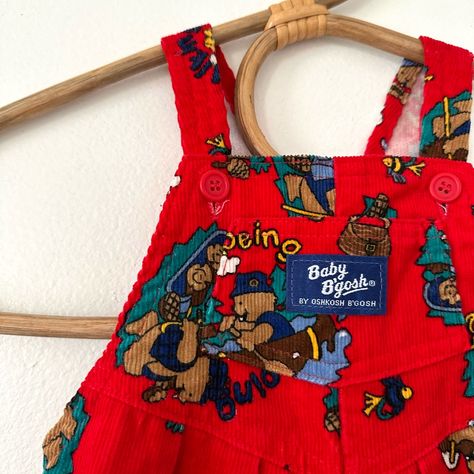 Pristine Condition 18 Month Boys Vintage Oshkosh Corduroy Overalls. These Appear Unused. The Elastic Is Good, The Tag Is Still Crispy. Hard To Find Print. Vintage Oshkosh, Vintage Kids Clothes, Corduroy Overalls, Baby Overalls, Retro Kids, Future Children, Vintage Kids, Kids Style, Baby Crochet