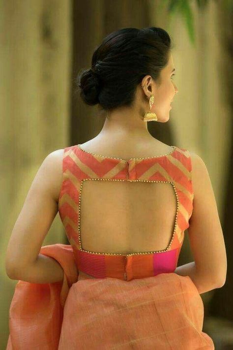 Blouse designs backside- Some simple & Stylish. - Jeetu kumar - Medium Lehenga Blouse Designs Back, ब्लाउज बैक नेक डिजाइन, Indian Blouse Designs, Blouse Lehenga, New Bridal Mehndi Designs, Blouse Designs Catalogue, Sari Design, Backless Blouse Designs, Traditional Blouse Designs