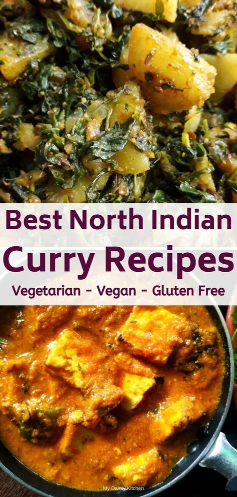 North Indian Curry, Indian Vegetable Curry Recipes, Dry Curry Recipes, Northern Indian Recipes, India Recipes Easy, North Indian Food Recipes, Gluten Free Indian Recipes, Vegetable Curry Recipes Indian, Vegetable Recipes Indian