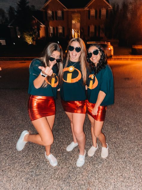 3 Person Halloween Costumes Friends, Duo Costume Ideas Best Friends Disney, Halloween Costumes Teenage Girl Duo Cute, Disney Hoco Costumes, Simple But Cute Halloween Costumes, Cute Halloween Outfits For Trios, Cute Preppy Halloween Costumes, Trio Costume Ideas Girls, Trio Matching Outfits Halloween