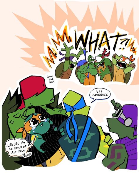 Rise Of The Tmnt Leo X Donnie, Rottmnt Future Leo Screenshots, Rise Donnie And Leo, Tmnt 2012 Trans Leo, Triceraton Tmnt, Tmnt 2012 X Rottmnt, Trans Leo Tmnt, Rottmnt Comic, Tmnt Crossover