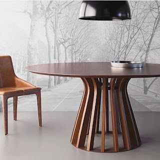 dining table Round Dinning Table, Round Dining Room Table, Round Dining Room, Dining Table Bases, Table And Chair, Dining Table Design, Marble Table, Wooden Table, Dining Room Design