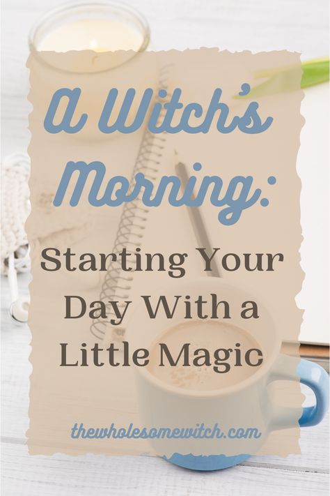 Setting up a magical morning routine is just what you need to get your day off to a powerful and productive start. Click through for ways to craft your own morning routine that aligns with your goals and intentions. #morningroutine #witch #witchlife Witchcraft Morning Routine, Witches Journal Ideas, Morning Witchcraft, Witchy Manifestation, Wiccan Meditation, Witchy Knowledge, Lillith Goddess, Spiritual Routine, Importance Of Self Care