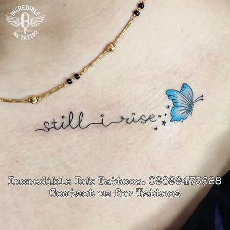 Rise Up Tattoo, I Rise Tattoo, Still I Rise Tattoo, Rise Tattoo, Small Pretty Tattoos, Still I Rise, Butterfly Clip Art, Up Tattoos, Birds Tattoo