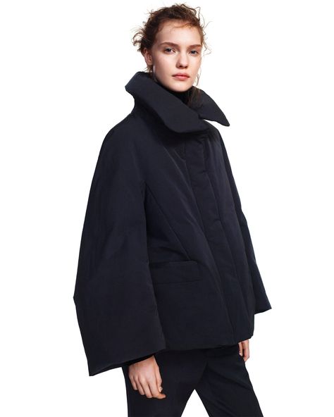 Uniqlo +J Is Back With Timeless, Understated Outerwear and More - Fashionista Uniqlo Tops, Peter Lindbergh, Hybrid Design, Wool Turtleneck, Oversized Jacket, Double Breasted Coat, Jil Sander, Sanders, Winter Collection