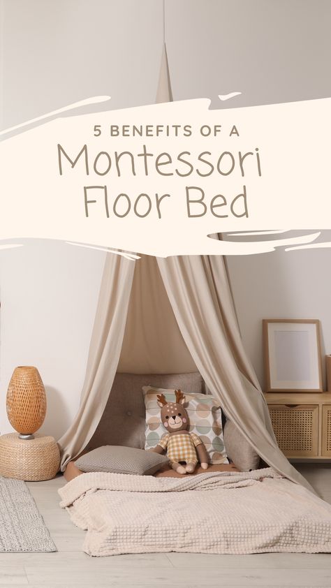 Montessori education has gained widespread recognition for its child-centered approach that emphasizes independence, freedom, and holistic development. One key element of the Montessori philosophy that has gained attention in recent years is the concept of a Montessori floor bed. Unlike traditional cribs or toddler beds ... Newborn Floor Bed, Nursery With Floor Bed, Montisorri Baby Floor Bed, Montessori Bedroom Newborn, Floor Bed Ideas, Baby Floor Bed, Floor Bed Montessori, Montessori Newborn, Montessori Philosophy