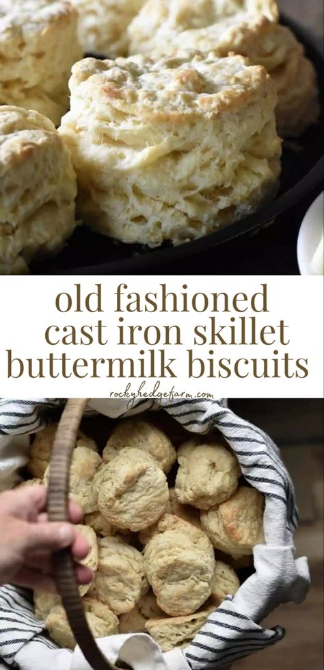 Skillet Buttermilk Biscuits, Homemade Biscuits Cast Iron Skillet, Homemade Cast Iron Biscuits, Biscuit Recipe Cast Iron Skillet, Cast Iron Mold Recipes, Skillet Biscuits Stovetop, Cast Iron Buttermilk Biscuits, Buttermilk Biscuits In Cast Iron Skillet, Cast Iron Baking Recipes