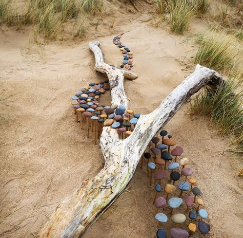 Jon Foreman, Landscape Sculpture, Nature Mandala, Art To Sell, Pembrokeshire Wales, Street Art Utopia, Ephemeral Art, Rock Sculpture, Artistic Installation