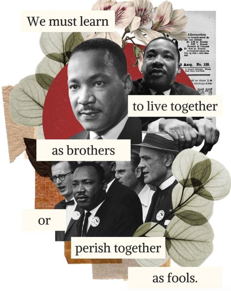 Mlk Jr Day, Digital Art Collage, Mlk Jr, History Art, Sun Art, Collage Artists, African Inspired, Artist On Instagram, Martin Luther