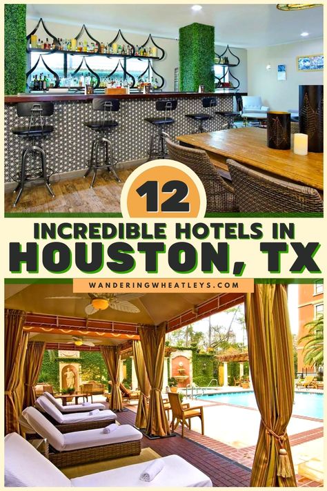 Are you looking for fabulous places to stay in Houston, Texas? Here are 12 incredible boutique hotels in Houston and in the best neighborhoods in Houston for a perfect Texas vacation! I where to stay in Houston I accommodation in Houston I Houston accommodation I hotels in Texas I accommodation in Texas I where to stay in Texas I Texas hotels I Texas accommodations I places to stay in Texas I Texas boutique hotels I USA travel I #USA #Texas #Houston Places To Go In Houston Texas, Staycation Ideas Houston, Fun Places In Houston Texas, Best Hotels In Houston Texas, Best Restaurants In Houston Texas, Houston Vacation, Texas Weekend Getaways, Houston Hotels, Houston Travel