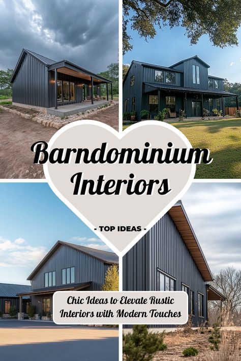 ♥ Looking for Barndominium interior ideas? Explore the charm of modern barn house interiors with stylish barn doors and an open floor plan kitchen. Find affordable and simple barndominium ideas for your dream farmhouse. 🏡🚪🌾 #barndominium #interiordesign #farmhousestyle #openfloorplan Barndominium For Entertaining, Barndominium Inside, Cheap Barndominium Ideas, Budget Barndominium, Barndo Interior Ideas, Modern Barn House Interior, Florida Barndominium, Modern Barndominium Interior, Simple Barndominium Ideas