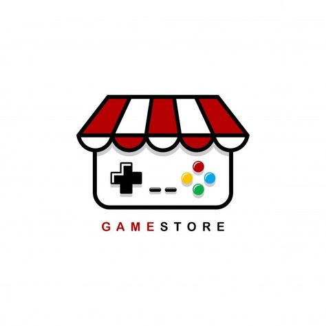 Game Net Design, Gs Logo, Gaming Shop, Market Logo, Game Logos, Logo Gaming, Game Cafe, Logo Game, Video Game Shop