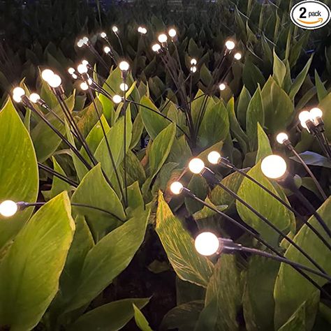 Decorative Solar Garden Lights, Solar Powered Garden Lights, Firefly Lights, Outdoor Garden Lighting, Path Lights, Patio Landscaping, Solar Lamp, Solar Garden, Landscape Decor