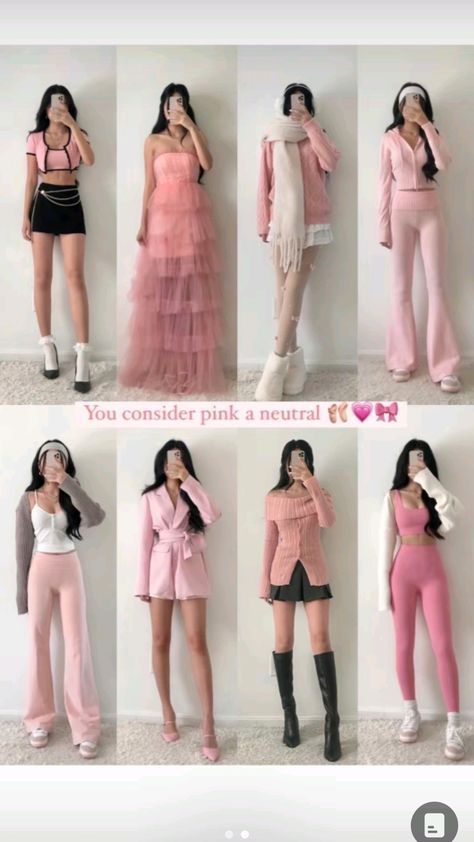 Barbie Core Outfit, Barbie Outfits Ideas, Barbie Ootd, Korean Ootd, Cute Skirt Outfits, Moda Paris, Shein Outfits, Barbie Fashionista, 2000s Fashion Outfits