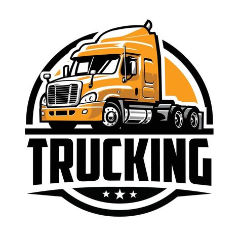 Semi Truck Logo Design Ideas, Truck Logo Design, Trucking Logo, Trailer Logo, Transport Logo, Dental Health Activities, Truck Logo, Mercedes Wallpaper, Trucking Business