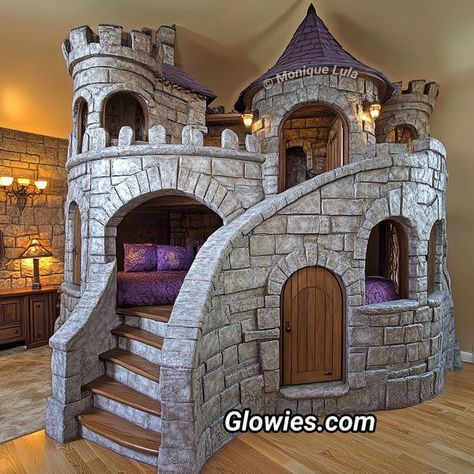 Wood Castle, Monique Lula, Castle Bed, Locket, Castle, Dream House, Bed, Wood