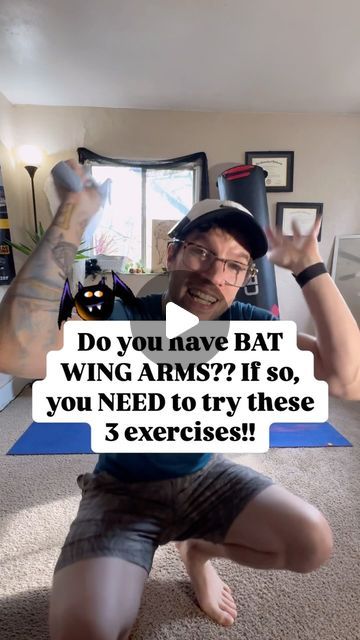 Nick Venuti | Expert Personal Trainer | Yoga Pilates | Chef on Instagram: "Bet you didn’t know the key to getting rid of those bat wings starts with fixing your shoulder issues! 🤯  Look, I get it. When it comes to arms, we all want toned, tight triceps. But focusing only on tricep exercises without addressing shoulder stability is like building a house on sand. If your shoulders can’t support proper movement, those “bat wings” are here to stay!!  Most people don’t realize that weak shoulder muscles and poor posture are huge contributors to loose, flabby arms.   When your shoulders can’t properly lift, guess what happens? Your triceps aren’t getting the full workout they need to tighten up.  Here are 3 exercises to build stability and get the triceps working like they should:  💥 Banded 3- Bat Wing Exercises Flabby Arms, Flabby Arm Workout Bat Wings, Arm Flab Exercises, Bat Wing Exercises, Tricep Exercises, Flabby Arm Workout, Band Workouts, Arm Workout Women, Flabby Arms