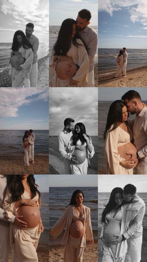 Maternity Photoshoot At The Beach, Maternity Shoot Beach Ideas, Pregnancy Beach Photoshoot, Maternity Photoshoot Beach, Pregnancy Photoshoot Beach, Maternity Shoot Beach, Beach Maternity Pictures, Maternity Studio Photoshoot, Pregnancy Announcement Photoshoot