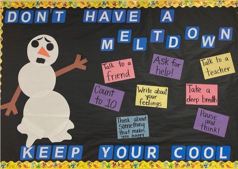 17 Winter Bulletin Boards to Celebrate the Season Winter Bulletin Boards For College, Middle School Winter Bulletin Board Ideas, Winter High School Bulletin Boards, Winter Bulletin Boards College, Winter Bulletin Boards For Middle School, Winter Mental Health Bulletin Board, Simple Winter Bulletin Boards, Winter Bulletin Boards For High School, Winter Bulletin Board Ideas For High School