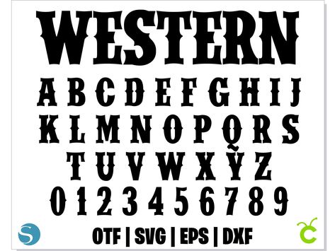 Download free western fonts in SVG and TTF format. This collection includes a variety of fonts from different countries and cultures, including English, French, German, Italian, Spanish, and#metalfonts #alphabetdesign #typographyinspiration #metallicletters #fontlover Western Letters, Western Alphabet, Western Writing, Deco Entree, Toy Story Font, Cowboy Font, Svg Letters, Metal Typography, Cowboy Names