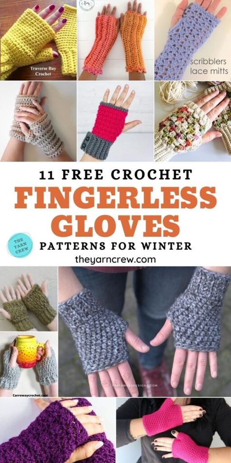 Free Pattern Crochet Fingerless Gloves, Crochet Hand Warmers Free Pattern Easy, Easy Crochet Fingerless Gloves Free, Crochet Fingerless Gloves Free Pattern Easy, Crochet Glove, Fingerless Mittens Crochet, Crocheted Gloves, Crochet Fingerless Gloves Free Pattern, Crochet Hand Warmers