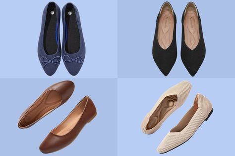 10 Comfy Ballet Flats You’ll Actually Want to Wear Around Town—All Under $30 Comfy Ballet Flats, Comfortable Ballet Flats, Timeless Shoes, Entertaining Gifts, Subscription Gifts, Fashion Hub, Real Simple, Beauty Clothes, Mary Jane Flats