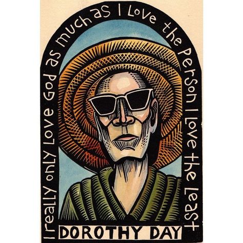 Dorothy Day, Pensacola Fl, Positive Inspiration, Tattoo Flash Art, Greek Art, Flash Art, Stonehenge, Sacred Art, Lino Print