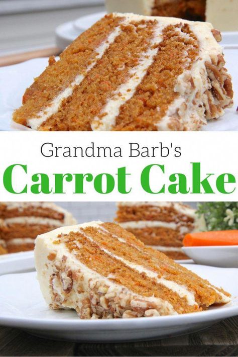 Classic Carrot Cake Recipe, Moist Carrot Cake, Carrot Cake Recipe Easy, Kek Lapis, Divas Can Cook, Moist Carrot Cakes, Easy Carrot Cake, Best Carrot Cake, Carrot Cake Recipe